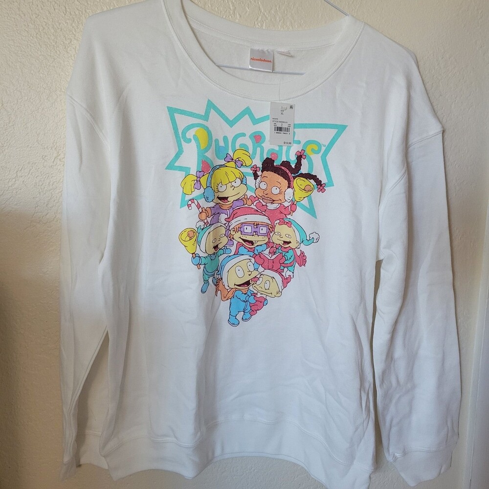 Nickelodeon Rugrats 90s Christmas Sweatshirt NEW - Size XL